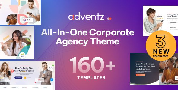 Adventz 2.0.3 – Corporate Business WordPress Theme