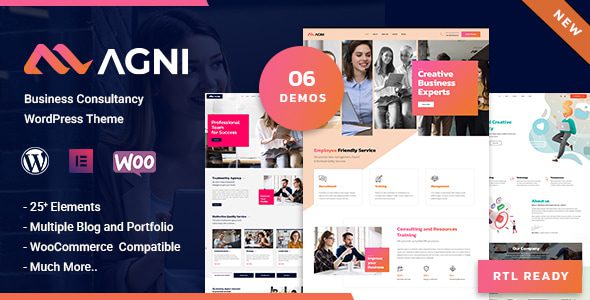 Agni 1.1.9 – Consulting Business WordPress Theme