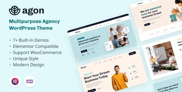 Agon 1.0.5 – Multipurpose Agency WordPress Theme
