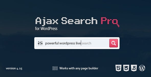 Ajax Search Pro 4.28.1 – Live WordPress Search & Filter Plugin
