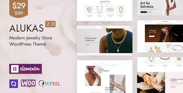 Alukas 2.0.17 – Modern Jewelry Store WordPress Theme