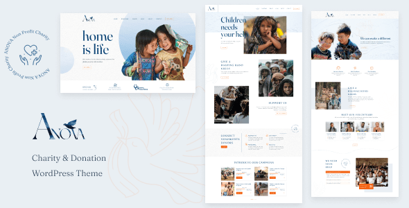 Anova 1.1.1 – Charity & Donation WordPress Theme