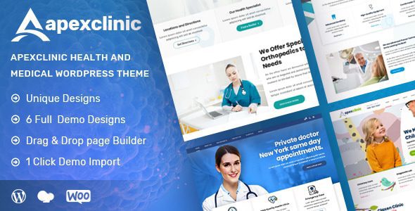 ApexClinic 1.5.1 – Health & Clinic Theme