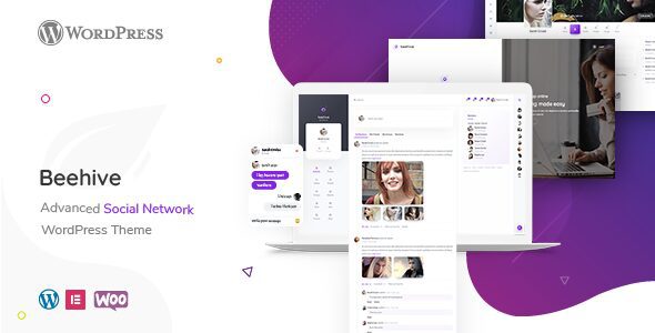 Beehive 1.6.1 – Social Network WordPress Theme