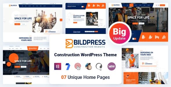 BildPress 2.0.2 – Construction WordPress Theme