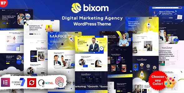 Bixom 1.0 – Digital Agency WordPress Theme