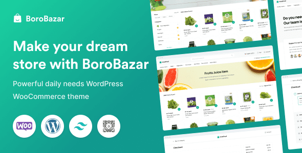 BoroBazar 2.0.8 – Grocery Store WooCommerce WordPress theme