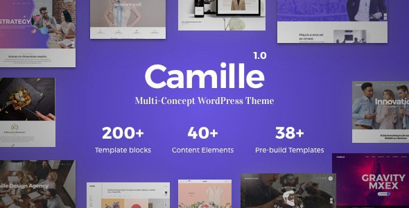 Camille 1.9.0 – Multi-Concept WordPress Theme