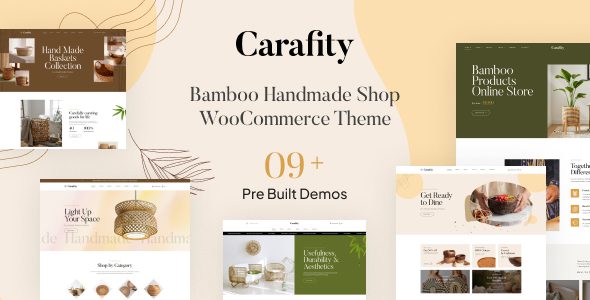 Carafity 1.2.8 – Bamboo Handmade Shop WooCommerce Theme