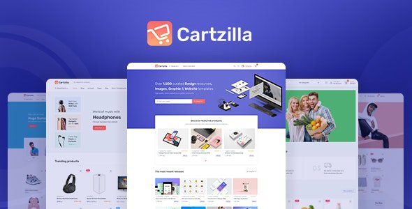 Cartzilla 1.0.49 – Digital Marketplace & Grocery Store WordPress Theme
