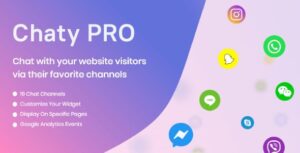 Chaty Pro 3.4.9 – WordPress Chat Plugin