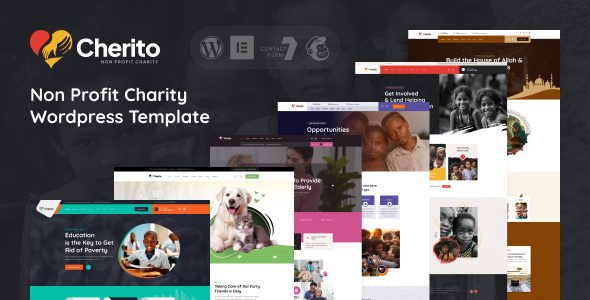 Cherito 1.0 – Non Profit Charity WordPress Theme