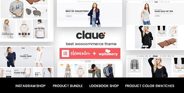 Claue 2.2.8 – Clean, Minimal Elementor WooCommerce Theme