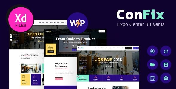 ConFix 1.0.13 – Expo & Events WordPress Theme