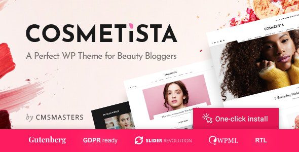 Cosmetista 1.1.0 – Makeup Review Beauty WordPress Theme