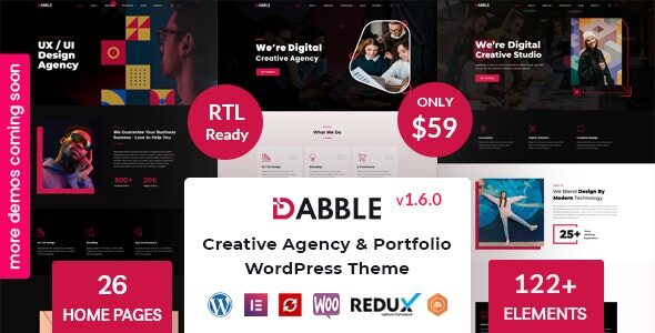 Dabble 1.6.6 – Creative Agency & Portfolio