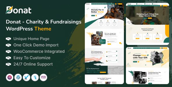 Donat 1.0.0 – Charity & Fundraising WordPress Theme