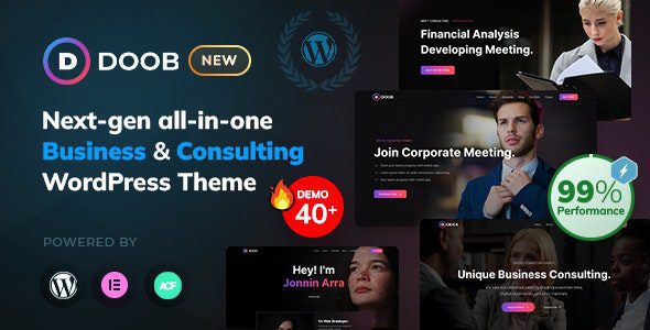 Doob 2.0.6 – Business & Consulting WordPress Theme