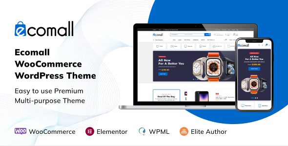 Ecomall 1.1.8 – Elementor Electronics WooCommerce Theme