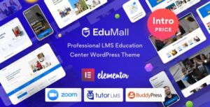 EduMall 4.4.8 – Professional LMS Education Center WordPress Theme