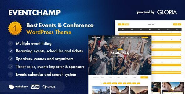Event Champ 2.2.0 – WordPress Theme