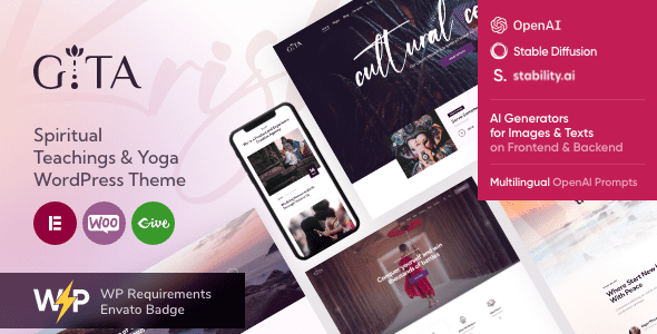 Gita 1.7 – Yoga WordPress Theme