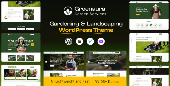 Greenaura 1.0.6 – Gardening & Landscape WordPress Theme