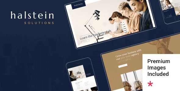 Halstein 1.7.1 – Business Consulting WordPress Theme