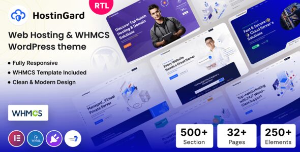 Hostingard 1.6.0 – Web Hosting WordPress Theme with WHMCS
