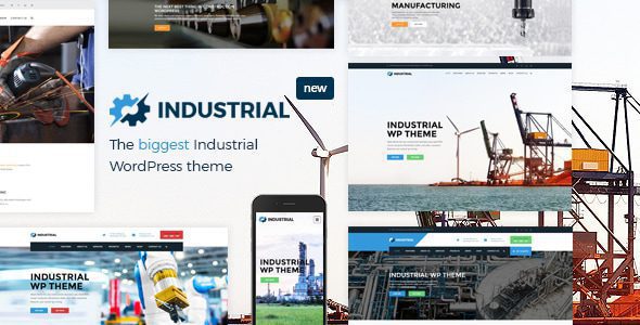 Industrial 1.7.9 – Factory Business WordPress Theme