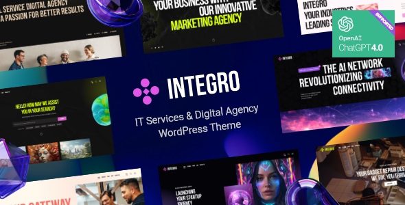 Integro 1.8.0 – IT Services & Digital Agency WordPress Theme