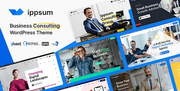 Ippsum 1.2.0 – Business Consulting WordPress Theme