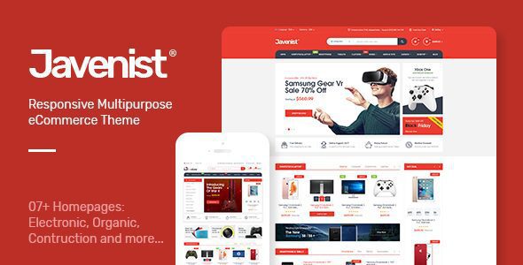 Javenist 1.3.3 – Multipurpose eCommerce WordPress Theme