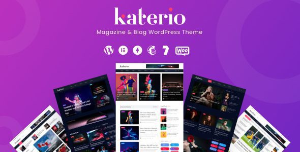 Katerio 1.5.1 – Magazine & Blog WordPress Theme