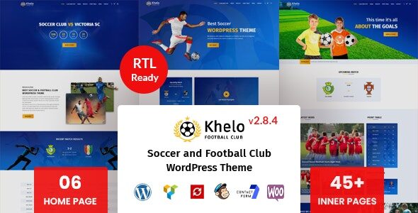 Khelo 2.8.3 – Soccer & Sports WordPress Theme