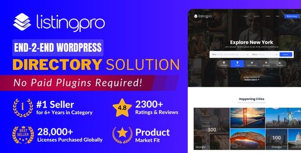 ListingPro 2.9.10 – WordPress Directory & Listing Theme