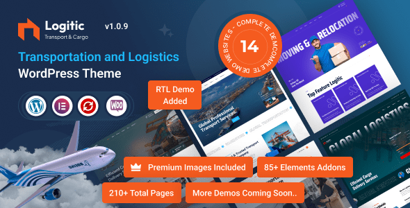 Logitic 1.2.1 – Transportation & Logistics WordPress Theme