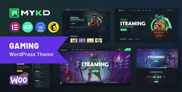 MYKD 1.1 – eSports and Gaming NFT WordPress Theme