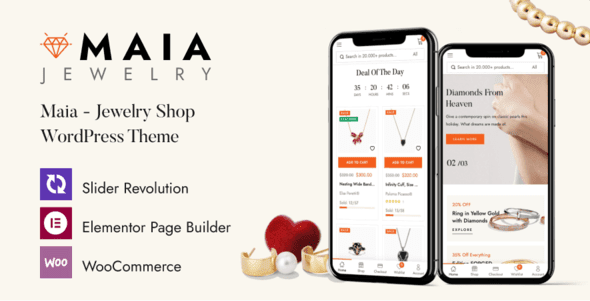 Maia 1.1.20 – Jewelry Shop WordPress Theme