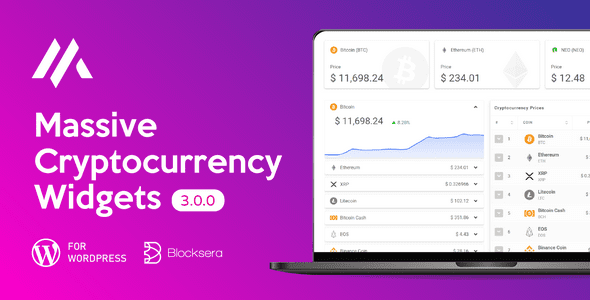Massive Cryptocurrency Widgets 3.3.1 – Crypto Plugin
