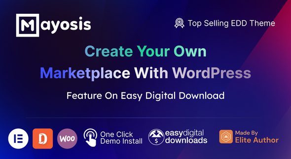 Mayosis 5.4.7 – Digital Marketplace WordPress Theme