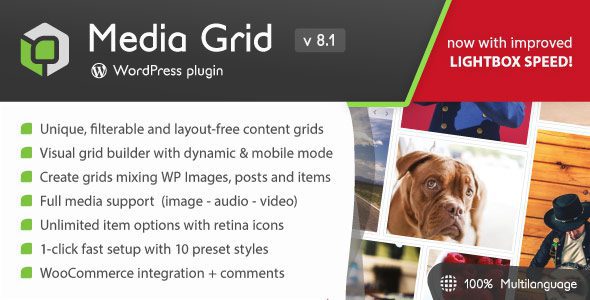Media Grid 9.2.0 – WordPress Responsive Portfolio