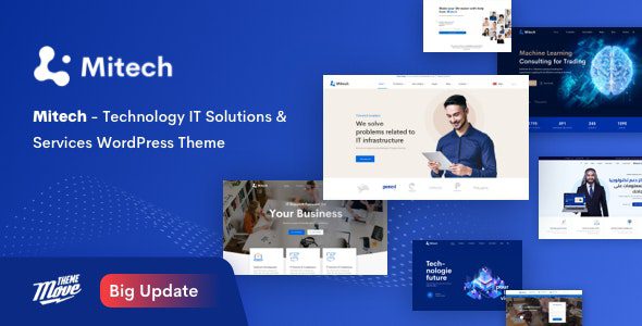Mitech 2.3.3 – Technology IT Solutions & Services WordPress Theme