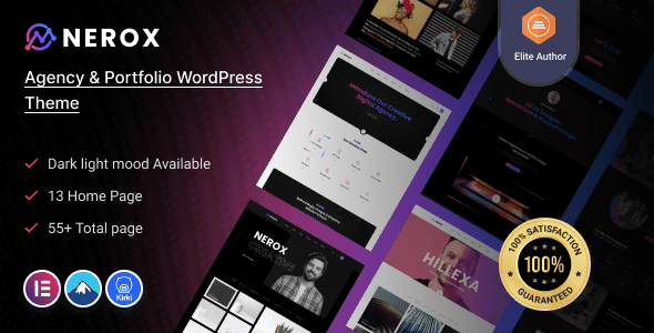 Nerox 1.0.8 – Agency & Portfolio WordPress Theme