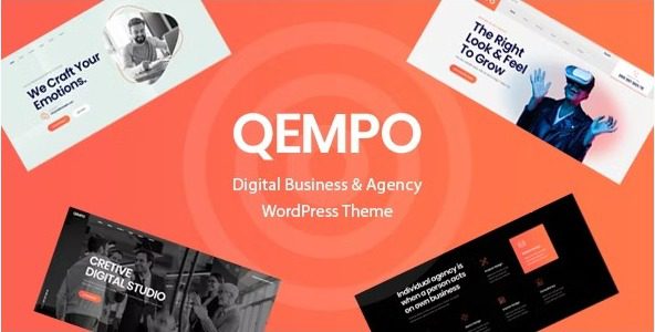 Qempo 1.4.2 – Digital Agency Services WordPress Theme