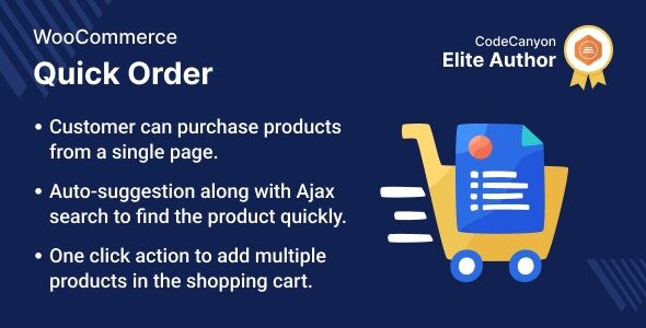 Quick Order Plugin for WooCommerce 1.1.5