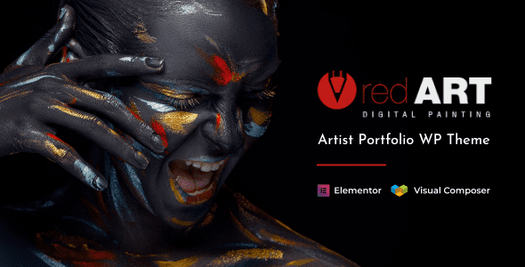 Red Art 4.0 – Artist Portfolio WordPress
