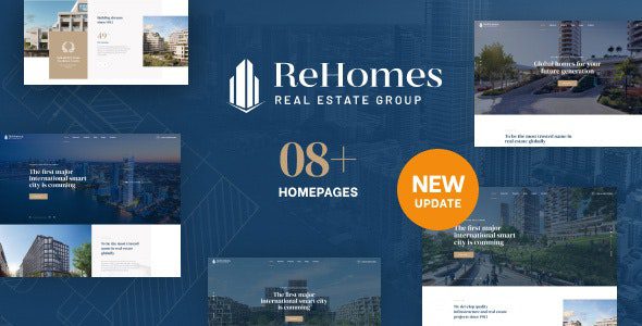 Rehomes 2.0.5 – Real Estate Group WordPress Theme