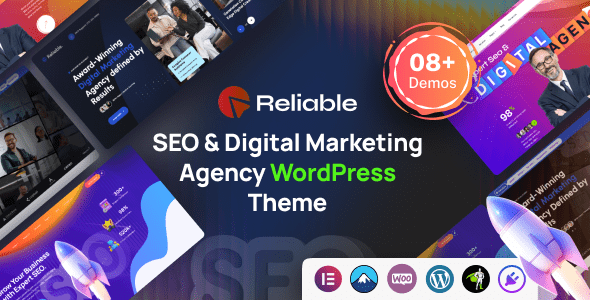 Reliable 1.0 – SEO & Digital Marketing Agency WordPress Theme