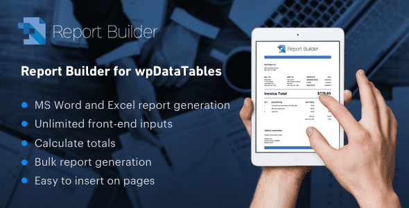 Report Builder 2.3 – Generate Word DOCX and Excel XLSX documents
